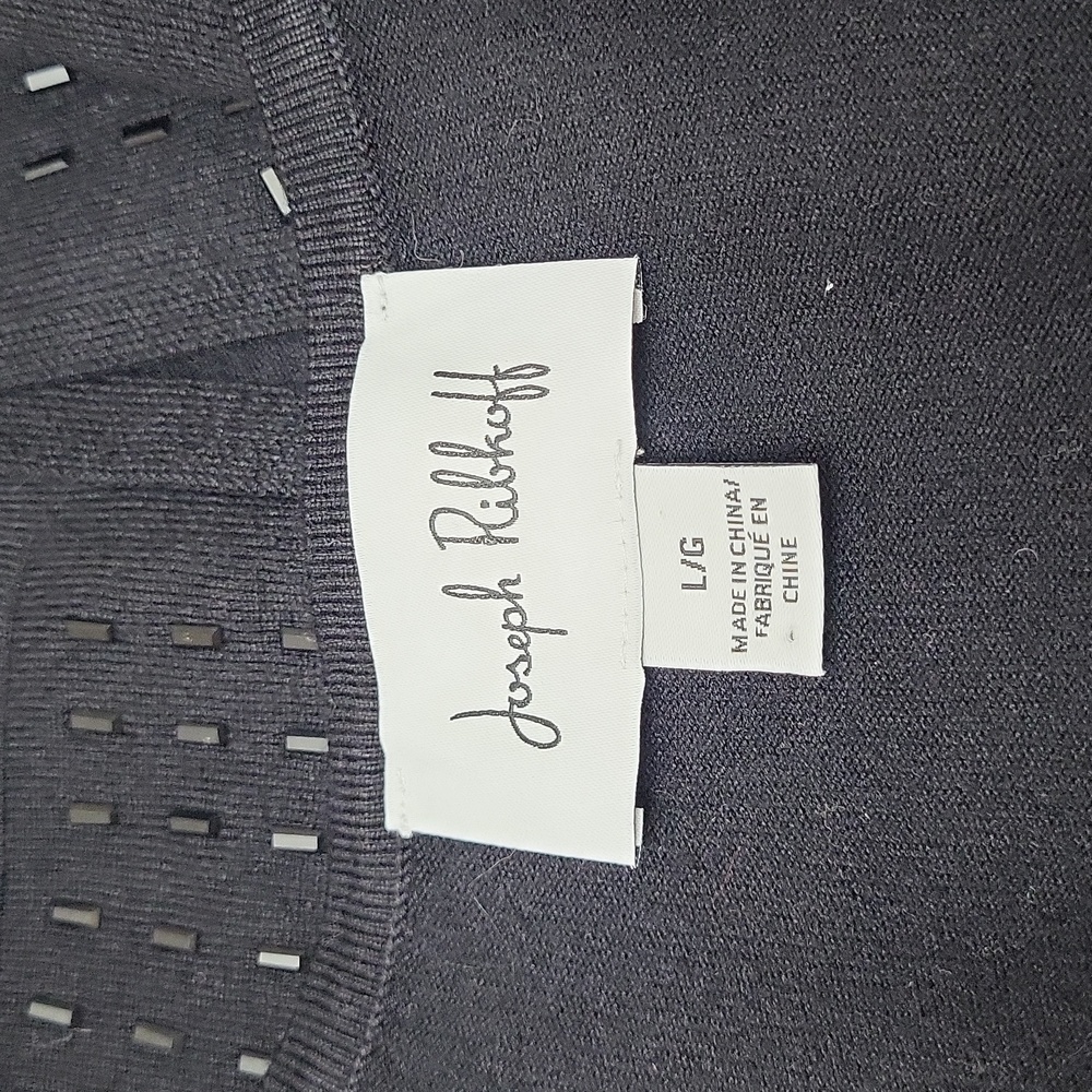 Joseph Ribkoff Embellished V-Neck Sweater Black Size Large - Picture 10 of 12